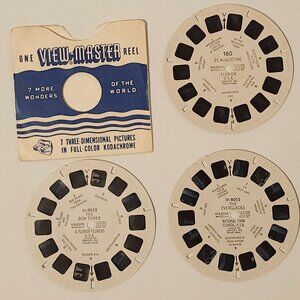 VINTAGE Florida Scenes View Master Reels Lot of 3 SAWYER'S